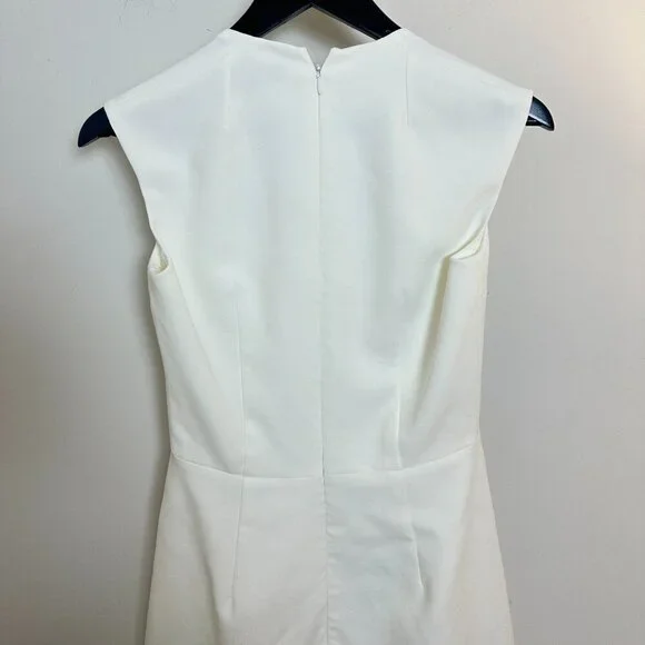 FRENCH CONNECTION Ruth Whisper A-Line Dress in Summer White Size US 2 - Picture 8 of 12